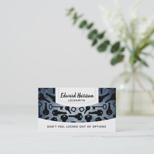 Locksmith Visitekaartjes (Staand voorkant)