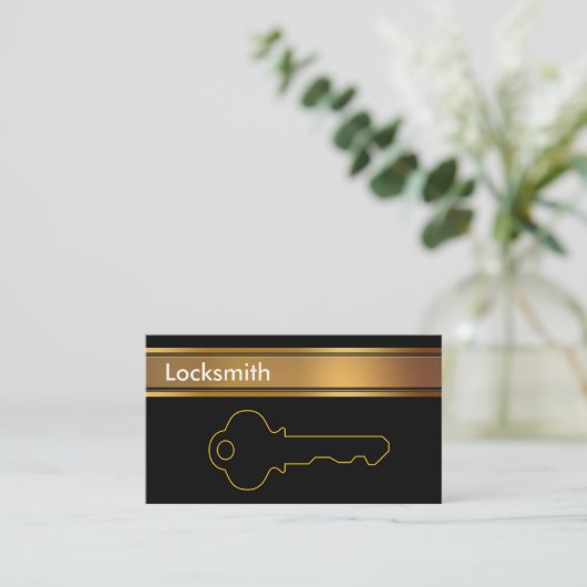 Locksmith Visitekaartjes (Staand voorkant)