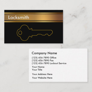 Locksmith Visitekaartjes
