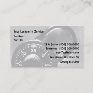 Locksmith Visitekaartjes