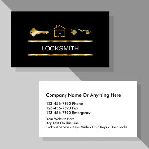 Locksmith Visitekaartjes
