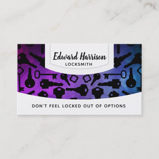 Locksmith Visitekaartjes (Voorkant)