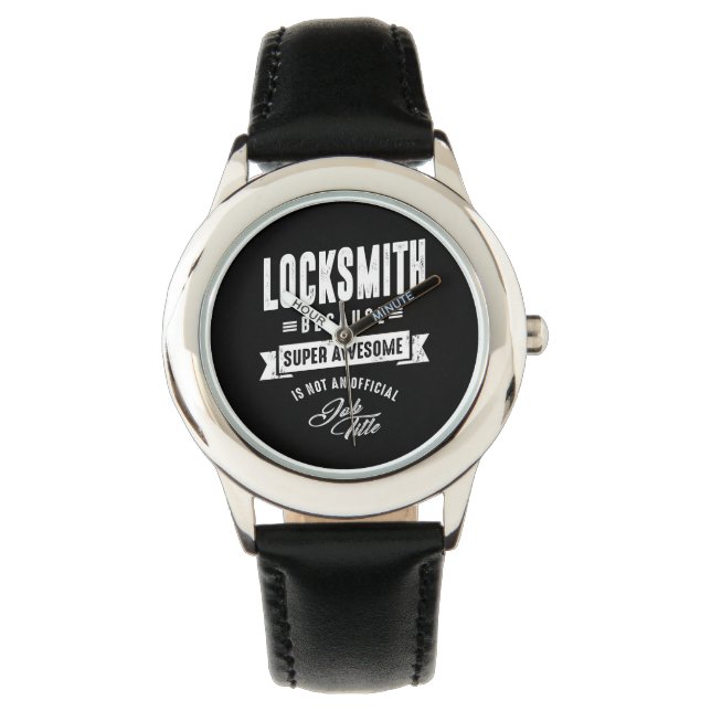 Locksmith Work Title Cadeau Horloge (Voorkant)
