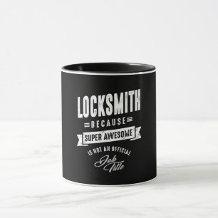 Locksmith Work Title Cadeau Mok