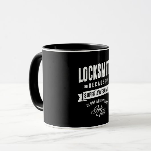 Locksmith Work Title Cadeau Mok (Voorkant links)