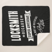 Locksmith Work Title Cadeau Sherpa Deken (Voorkant (horizontaal))