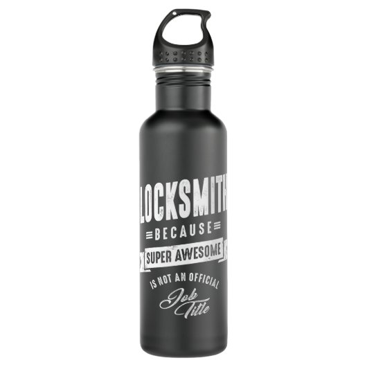 Locksmith Work Title Cadeau Waterfles (Voorkant)