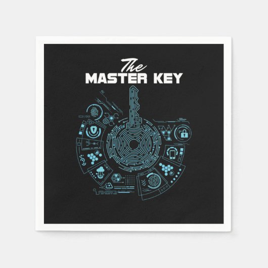 Locksmithing Locksport Lock Picker Locksport Gift  Servet (Voorkant)