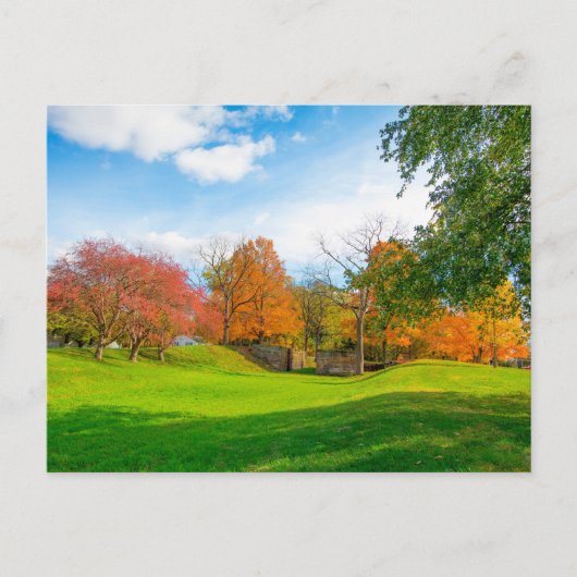 Lockville Canal Park in Herfsten, Carroll, Ohio Briefkaart (Voorkant)