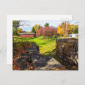 Lockville Canal Park in Herfsten, Carroll, Ohio Briefkaart (Voorkant / Achterkant)