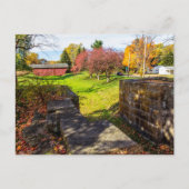 Lockville Canal Park in Herfsten, Carroll, Ohio Briefkaart (Voorkant)