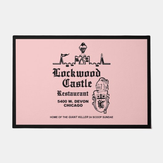 Lockwood Castle Restaurant, Chicago, IL  Deurmat (Voorkant)
