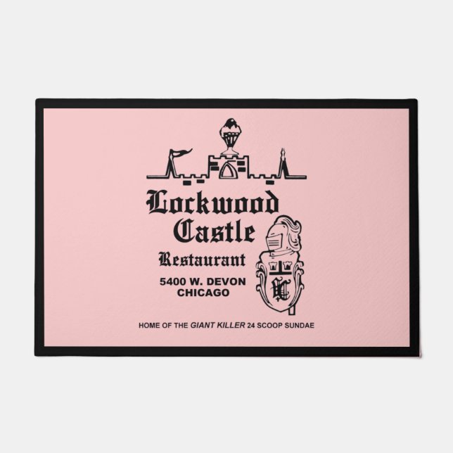 Lockwood Castle Restaurant, Chicago, IL  Deurmat (Voorkant)