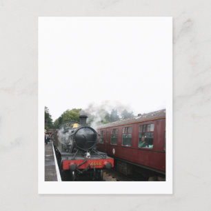 Loco 4160 op het station Bishops Lydeard, Somerset Briefkaart
