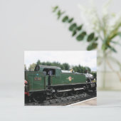 Loco 4160 op het station Bishops Lydeard, Somerset Briefkaart (Staand voorkant)