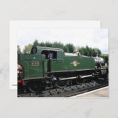 Loco 4160 op het station Bishops Lydeard, Somerset Briefkaart (Voorkant / Achterkant)