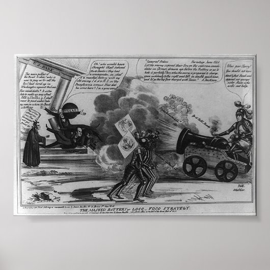 Loco-Foco strategie TX Annexation Poster (Voorkant)