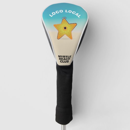 Loco Local Starfish Golfheadcover (Voorkant)