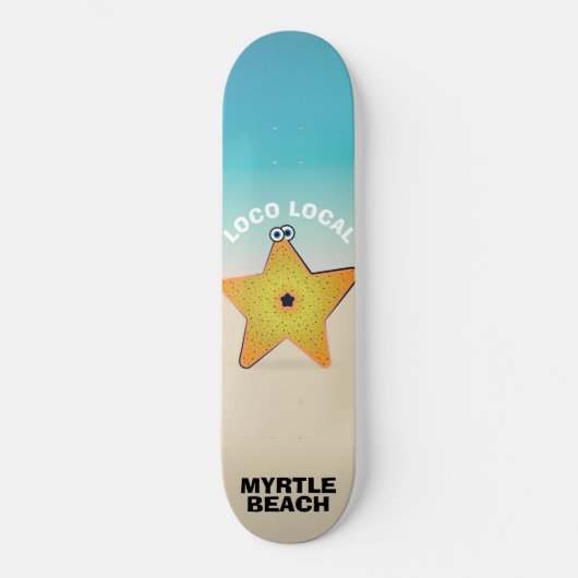 Loco Local Starfish Persoonlijk Skateboard (Voorkant)