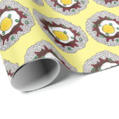 Loco Moco Hawaiian Cuisine Food Rice Hamburger Egg Cadeaupapier (Rol Hoek)