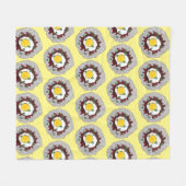 Loco Moco Hawaiian Cuisine Food Rice Hamburger Egg Fleece Deken (Voorkant (Horizontaal))