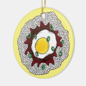 Loco Moco Hawaiian Cuisine Food Rice Hamburger Egg Keramisch Ornament (Links)