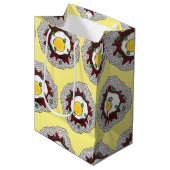 Loco Moco Hawaiian Cuisine Food Rice Hamburger Egg Medium Cadeauzakje (Voorkant Gekanteld)