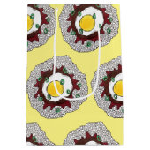 Loco Moco Hawaiian Cuisine Food Rice Hamburger Egg Medium Cadeauzakje (Achterkant)