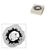 Loco Moco Hawaiian Cuisine Food Rice Hamburger Egg Rubberstempel (Gestempeld)