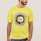 Loco Moco Hawaiian Cuisine Food Rice Hamburger Egg T-shirt (Voorkant)