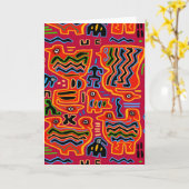 Loco Pajaros con Dos Cabezas Kaart (Gele Bloem)