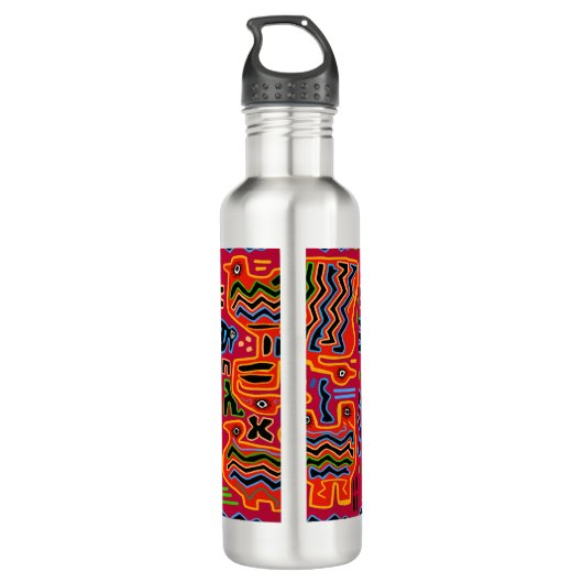 Loco Pajaros con Dos Cabezas Waterfles (Achterkant)