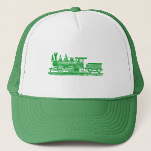 Locomotief 02 - Groen gras Trucker Pet