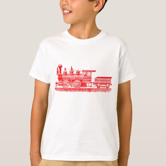 Locomotief 02 - Rood T-shirt (Voorkant)
