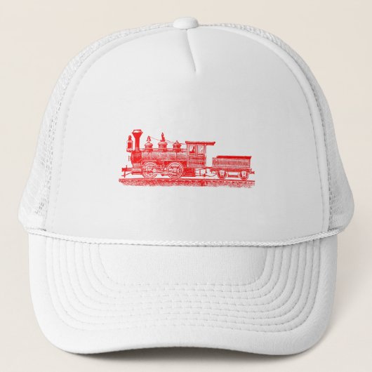 Locomotief 02 - Rood Trucker Pet (Voorkant)