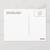 Locomotief 1 van de Stoom van Strasburg Briefkaart (Achterkant)