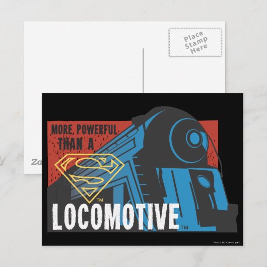 locomotief briefkaart (Voorkant / Achterkant)