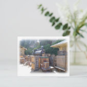  Locomotief Briefkaart! Briefkaart (Staand voorkant)