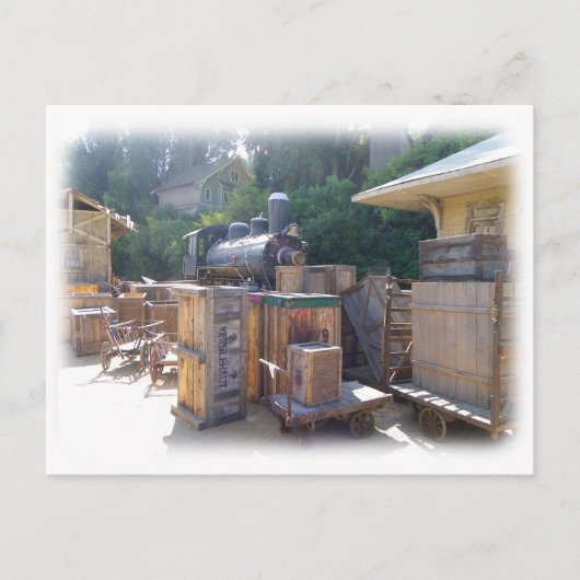  Locomotief Briefkaart! Briefkaart (Voorkant)