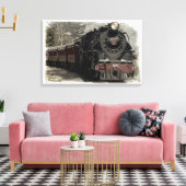 locomotief canvas afdruk (Insitu (Woonkamer))