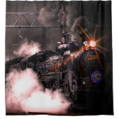 locomotief douchegordijn (Voorkant)