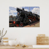 Locomotief, Duitse trofee Kriegs-locomotief TE-... Poster (Keuken)