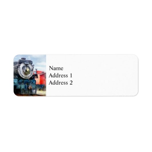 Locomotief en Caboose Etiket (Voorkant)