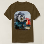 Locomotief en Caboose T-shirt (Design voorkant)