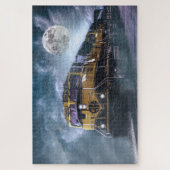 locomotief en volle motor legpuzzel (Verticaal)