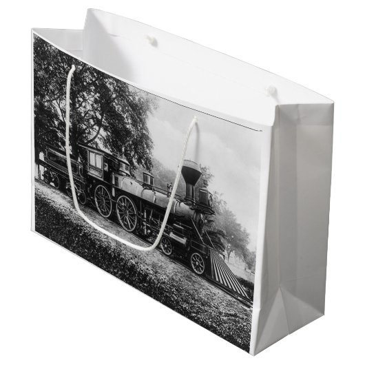 locomotief groot cadeauzakje (Voorkant Gekanteld)