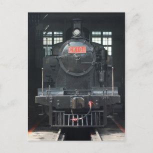 Locomotief in Changhua Roundhouse, Taiwan Briefkaart
