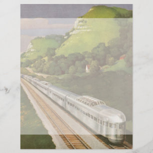 locomotief in het land, vakantie per trein