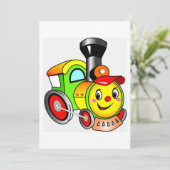 locomotief kaart (Staand voorkant)