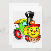 locomotief kaart (Voorkant / Achterkant)